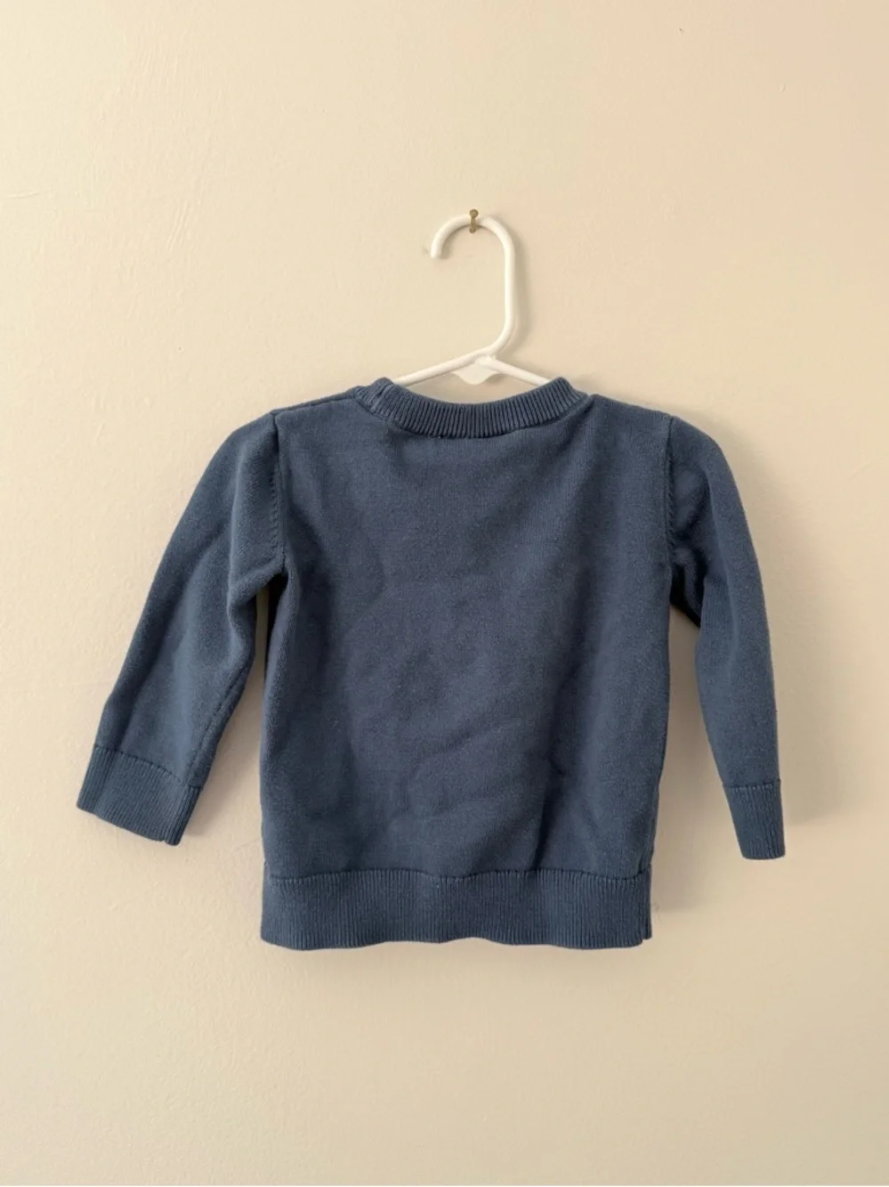 GAP Soft Blue Kids Mickey Mouse Knit Sweater 18-24 months Baby GAP Disney EUC - Picture 5 of 7